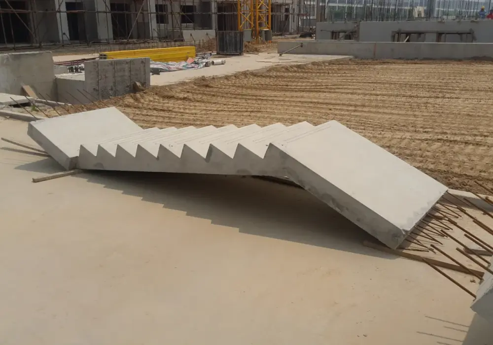 Schody prefabrykowane betonowe: cena, montaż, wady i zalety