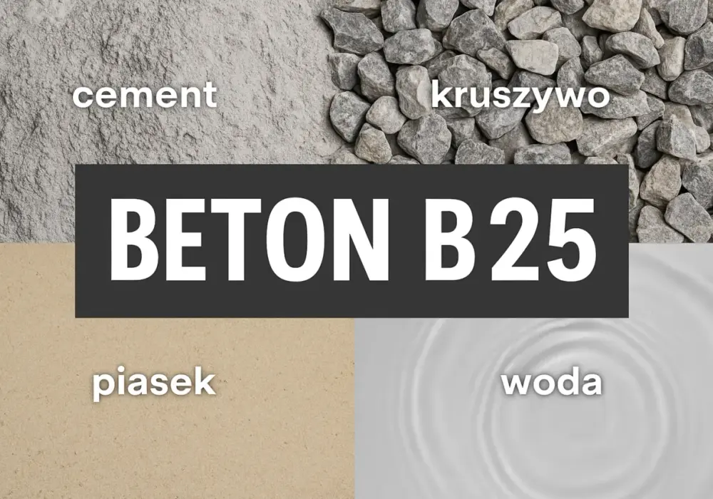 Jaki beton na wieniec? Klasa C20/25 (B25) i proporcje