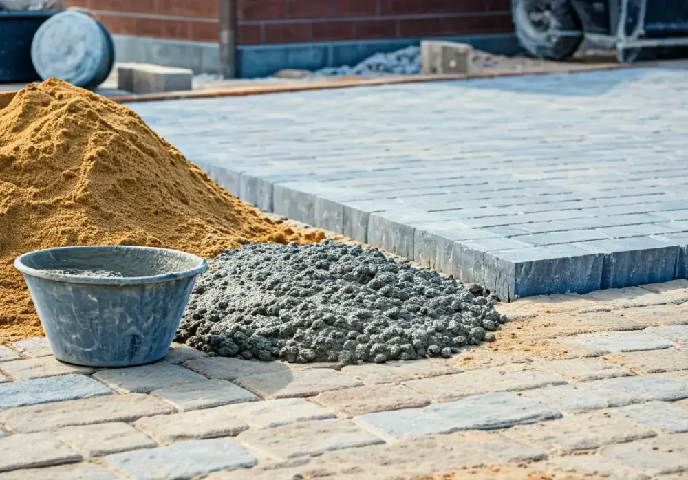 Podsypka pod kostkę brukową ile cementu – uniknij błędów w mieszance