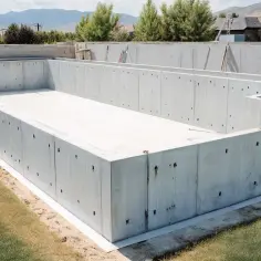 Fundamenty basenu w ogrodzie. Zastanawiasz się, ile kosztuje budowa basenu w ogrodzie? Oto początek inwestycji.